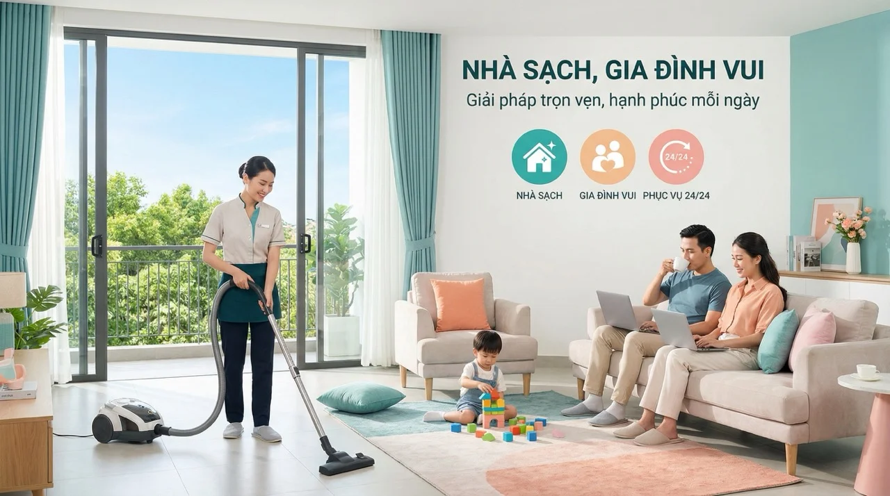 Những lợi ích khi sử dụng dịch vụ giúp việc ở lại nhà